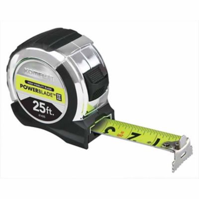 Komelon 25 ft. Powerblade II Chrome Tape Measure