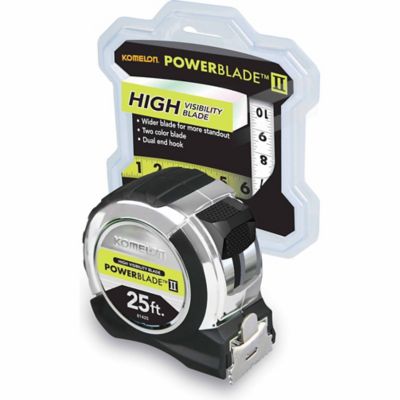 Image showing  25 ft. Powerblade II Chrome Tape Measure