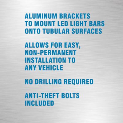 Image showing  Adjustable Truck Tube Light Mounts, 2 in., 2 pc.