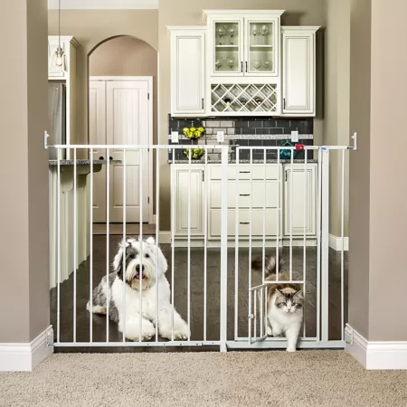 Carlson 38 in 13 ft Maxi Extra Wide Steel Pet Gate Pet Gates