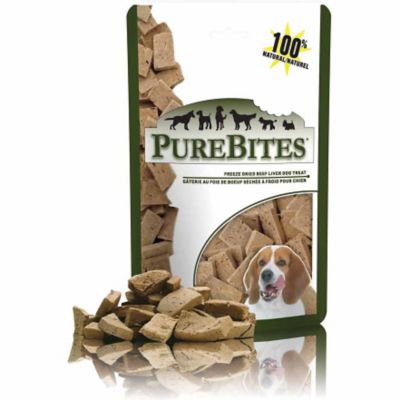PureBites Freeze-Dried Beef Liver Flavor Dog Treats, 16.6 oz. 100% beef liver treats