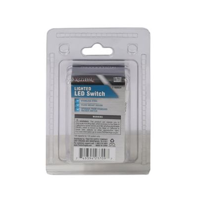 Image showing  10A Lighted LED Switch, 12VDC