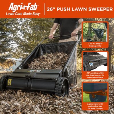 Image showing  26 in. Push Lawn Sweeper, 31 x 52.5 x 33 in.
