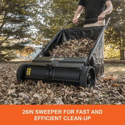 Image showing 7 th Agri-Fab 26 in. Push Lawn Sweeper, 31 x 52.5 x 33in.