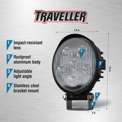 Image showing  1,500-Lumen Round LED Work Light, 4.5 in.