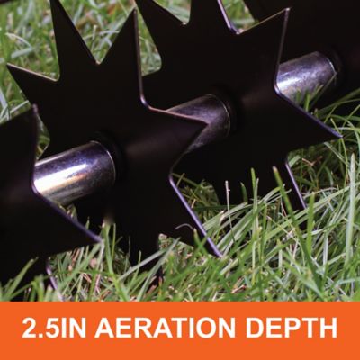 Image showing  16 in. Steel Push Spike Aerator