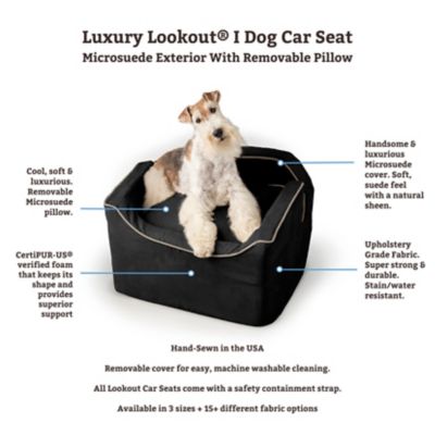 Image showing  Lookout I Luxury Pet Car Seat with Removable Pillow, 37044, 1