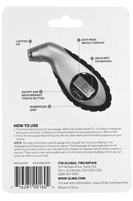 Image showing  5-150 PSI Digital Tire Pressure Gauge