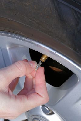 Image showing  Valve Core Remover and Tire Valve Caps, 4-Pack