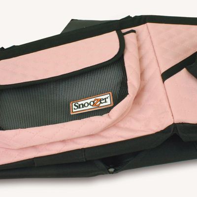 Image showing  Pet Bicycle Basket, 10 in. x 13 in. x 10 in., Compatible with Pets up to 15 lb., Pink/Grey