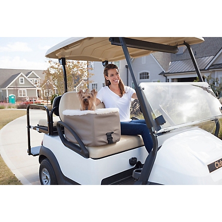 Snoozer Lookout Pet Golf Cart Seat, Hazelnut, Large