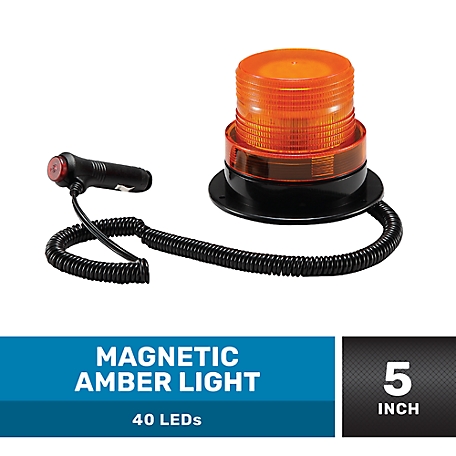 Traveller Magnetic Amber Light, 5 in.