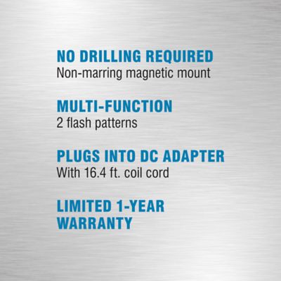 Image showing  Magnetic Amber Light, 5 in.