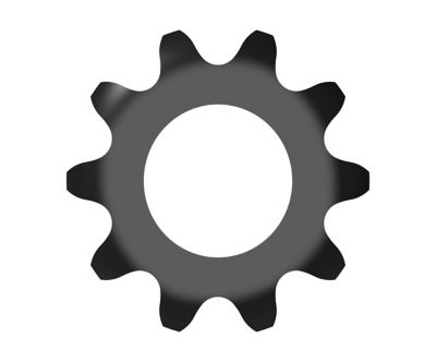 Image showing  1.125 in. V Series Sprocket, 50 Chain, 10 Teeth
