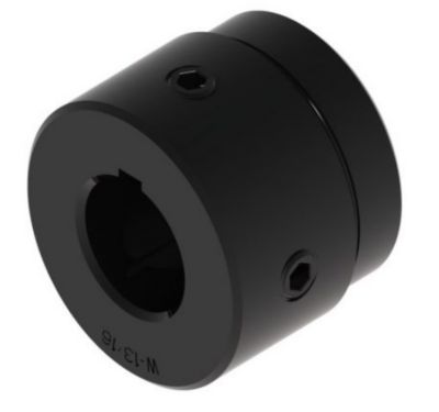 Image showing  13/16 in. W Series Hub, Round Bore with Keyway and Set Screws