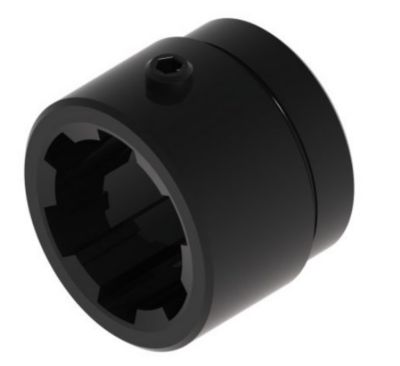 Image showing  1-3/8 in. W Series Hub, 6-Spline Bore with Set Screw