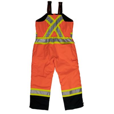 Image showing 5 th Tough Duck Men's Hi-Vis Safety Lined Overalls