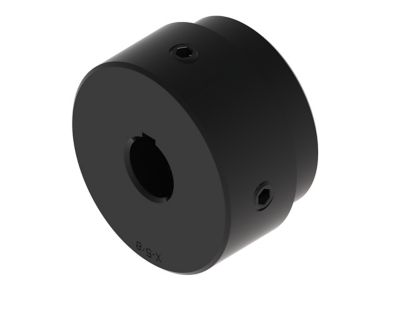 Image showing  5/8 in. X Series Hub for Sprocket or Pulley, Round Bore with Keyway and Set Screws