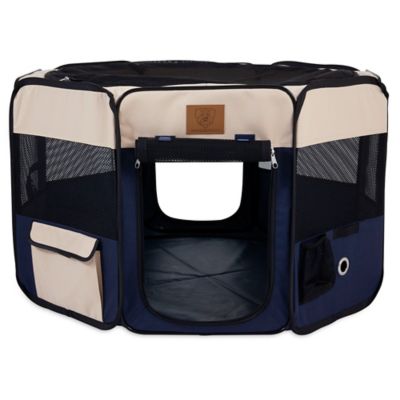 Image showing  Indoor/Outdoor Soft-Sided Pet Play Yard