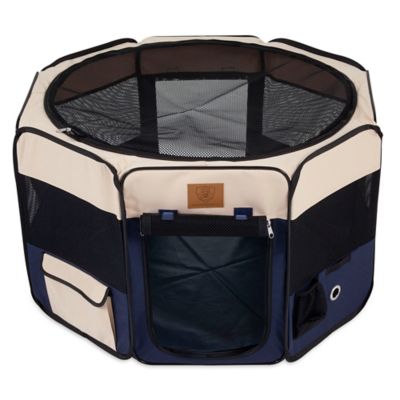 Image showing  Indoor/Outdoor Soft-Sided Pet Play Yard