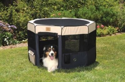 Image showing 7 th Precision Pet Products Indoor/Outdoor Soft-Sided Pet Play Yard