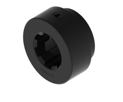 Image showing  1-3/8 in. X Series Hub, 6-Spline Bore with Set Screw