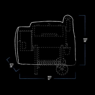 Image showing  BBQ Pellet Grill Cover for Pit Boss 820FB