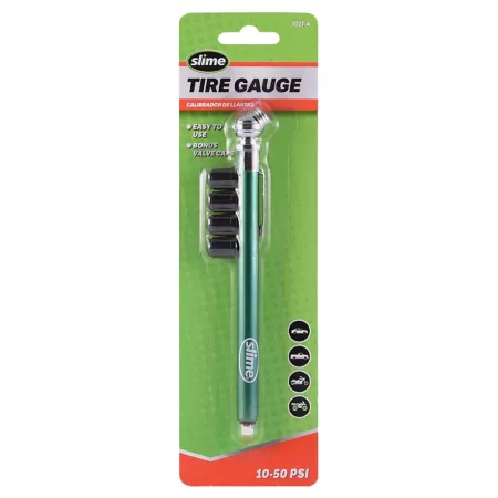 Slime Pencil Tire Pressure Gauge 10-50 PSI Tire Pressure Gauges