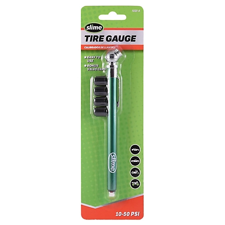 Slime 10-50 PSI Pencil Tire Pressure Gauge