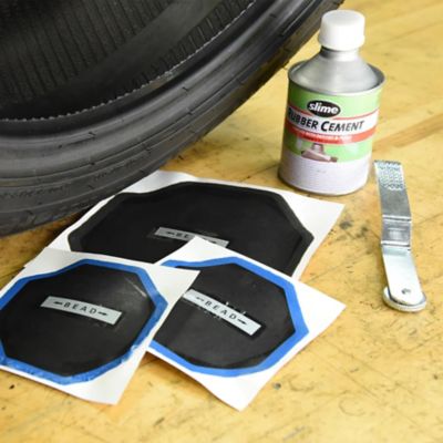 Image showing  Heavy-Duty Bias Ply Tire Patch, 6 in.