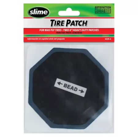 Slime Heavy Duty Bias Ply Tire Patches 4" 2 Pack Tire Sealants & Patches