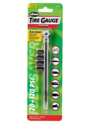 Image showing  20-120 PSI Pencil Gauge with Bonus Valve Caps