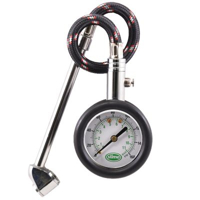 Image showing  10-160 PSI Dual-Head Dial Tire Gauge