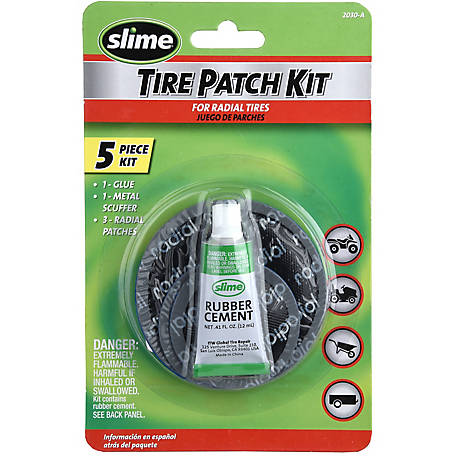1-5/8 Diameter RockTrix Small Radial Tire Patches 41mm Pack of 50 Round Rubber Repair Patch for Tubeless Tires 