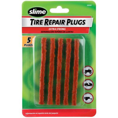Slime Tire Repair Plugs, Brown, 5-Pack