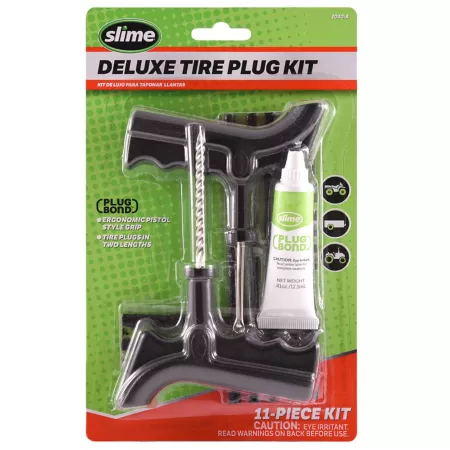 Slime Deluxe Tire Plug Kit 11 Piece. Tire Repair Tools