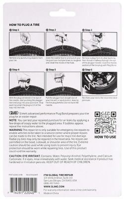 Image showing 9 th Slime Deluxe Tire Plug Kit, 11 pc.