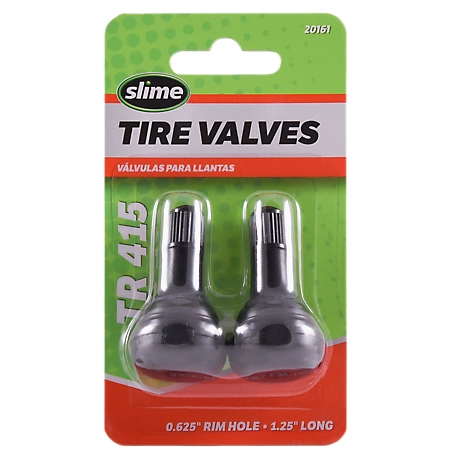 Slime Tubeless Tire Valve, 1-1/4 in. x 9/14 in.