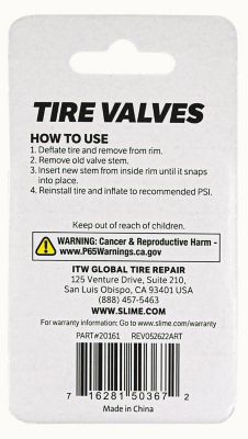 Image showing  Tubeless Tire Valve, 1-1/4 in. x 9/14 in., 2-Pack