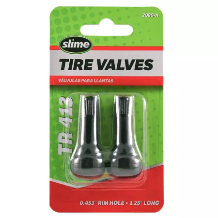 Slime Tubeless Tire Valves for TR-413 Tires Pack of 2 Tire Valve Stems