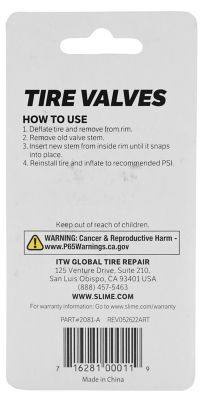 Image showing  Tubeless Tire Valves for TR-418 Tires, 2-Pack