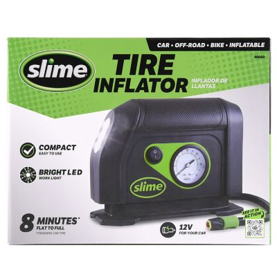 tire inflator pump with gauge