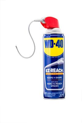 WD-40 14.4 oz. Multi-Use Product with EZ-REACH with Flexible Straw, Original WD-40 Formula Lubricates Almost Anything