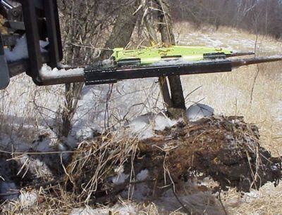 Image showing 5 th Brush Grubber Post/Tree Puller, 6 in. Diameter Posts and Small Trees BG-10