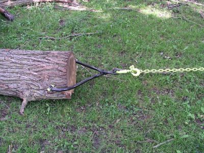 Image showing  22 in. Spring Loaded Swivel Grab Log Skidding Tongs