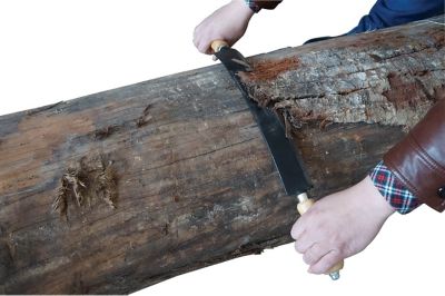 Image showing  13 in. Curved Draw Log Shave