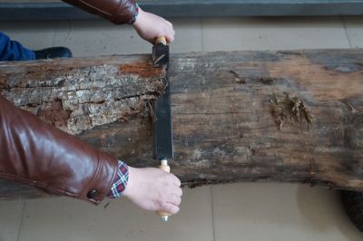 Image showing  13 in. Curved Draw Log Shave