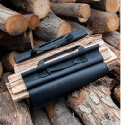 Image showing  18-3/4 in. x 15.125 in. Nylon Log Carrier and Stand