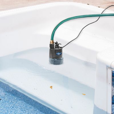 Image showing 5 th Superior Pump 1/4 HP 120V Electric Submersible Thermoplastic Utility Pump, 1,800 GPH