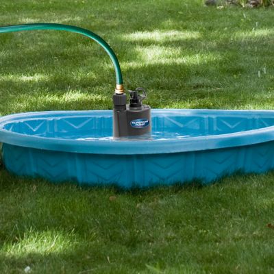 Image showing 6 th Superior Pump 1/4 HP 120V Electric Submersible Thermoplastic Utility Pump, 1,800 GPH